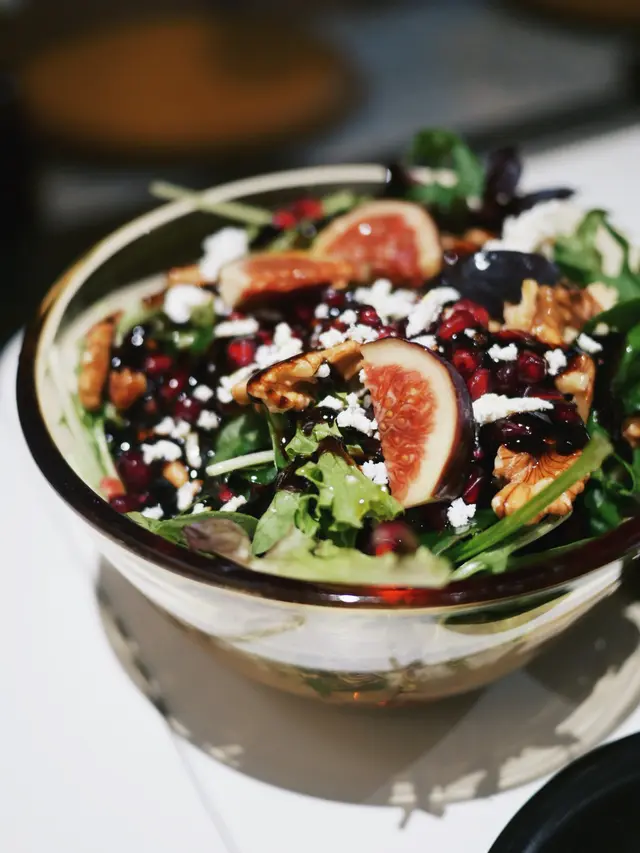 無花果合桃石榴果黑醋沙律