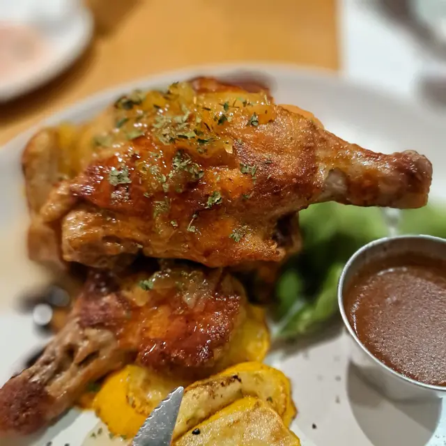 柚子蜜烤無骨春雞