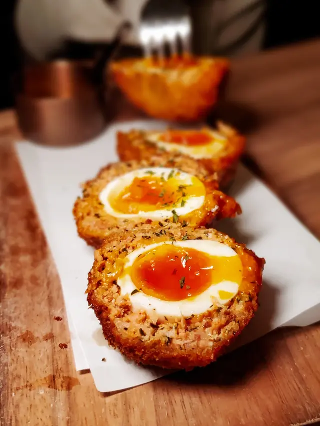 Crispy Chroizo Scotch Egg · Ailoli 