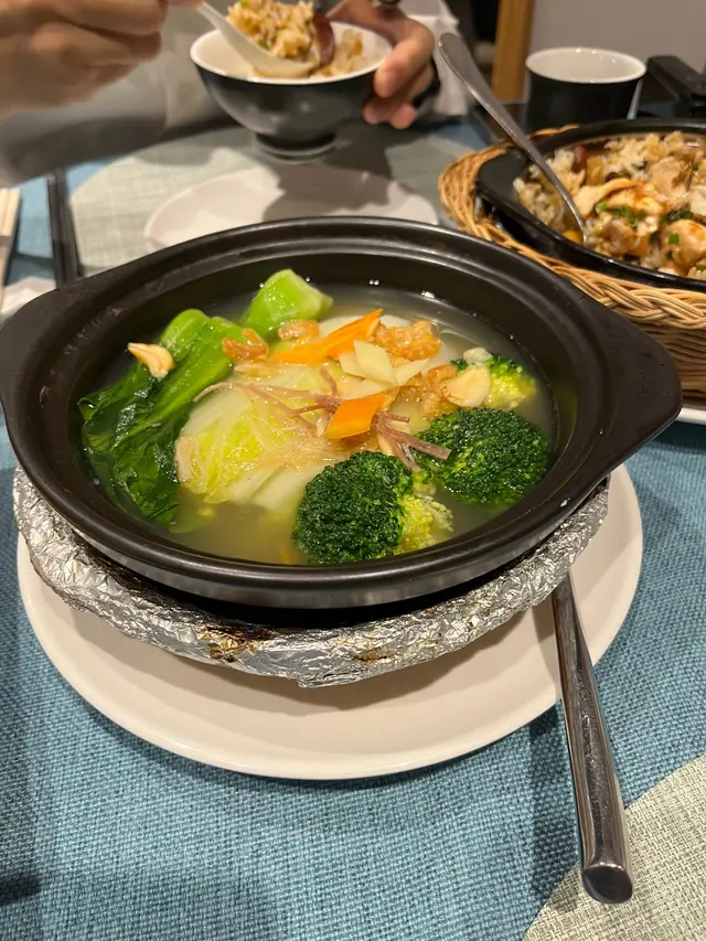 瑤柱蝦米雜菜煲