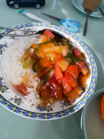 鲜茄猪扒饭