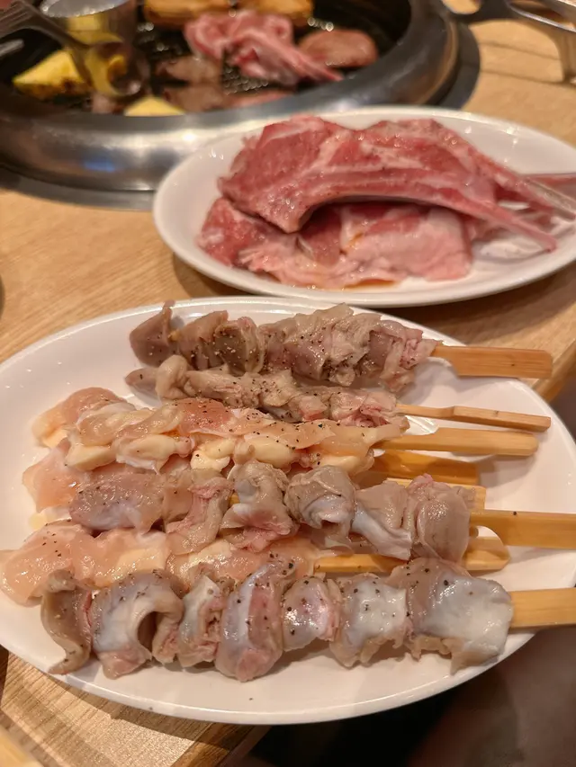 雞腎,雞軟骨,羊架