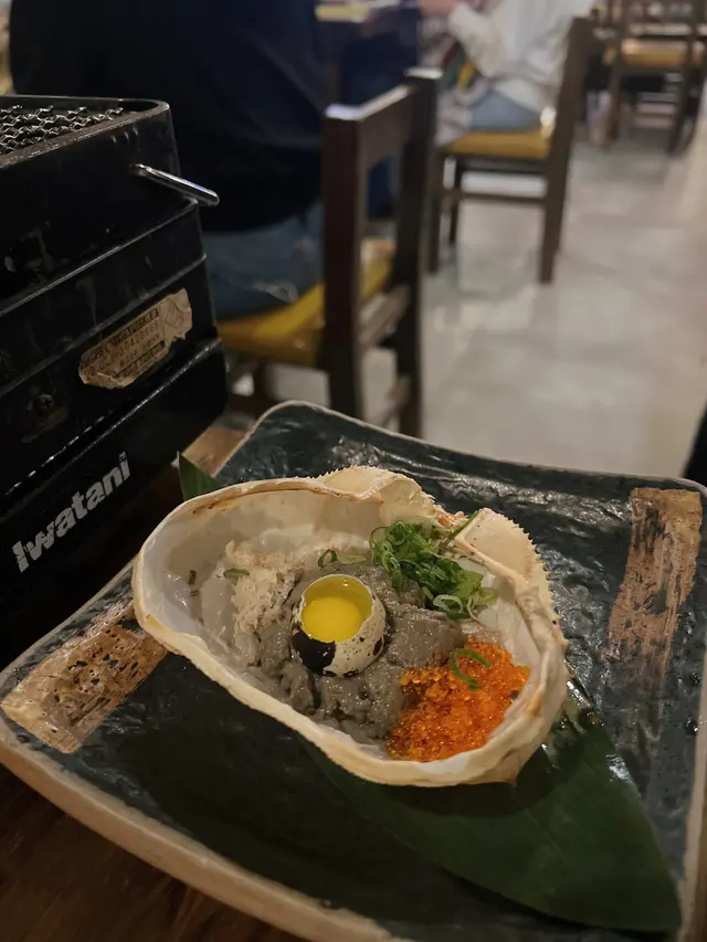 ️蟹味噌甲羅燒