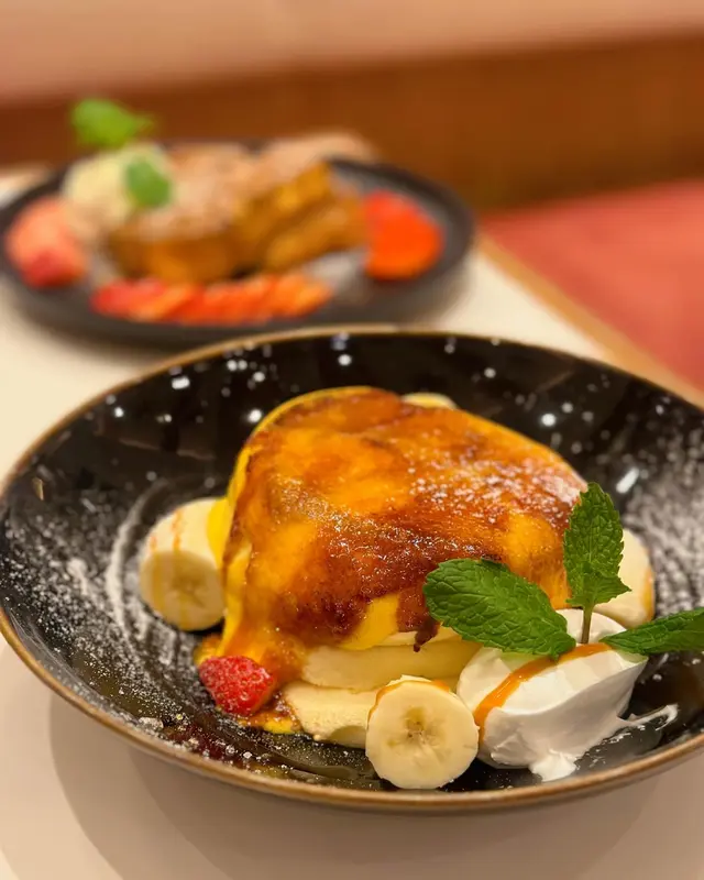 Banoffee Creme Brulee Pancake