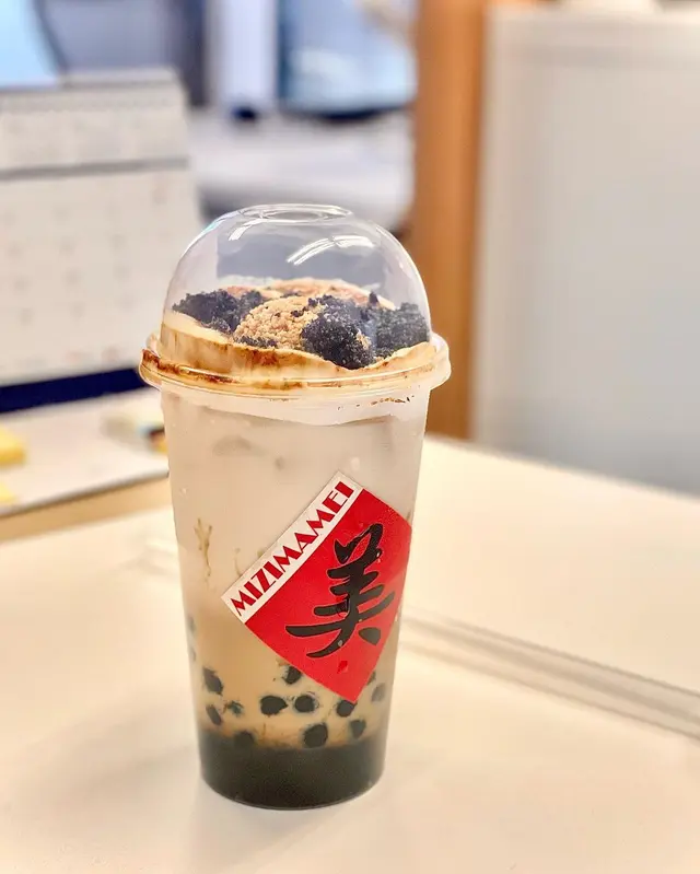 花芝黑糖珍珠鲜奶