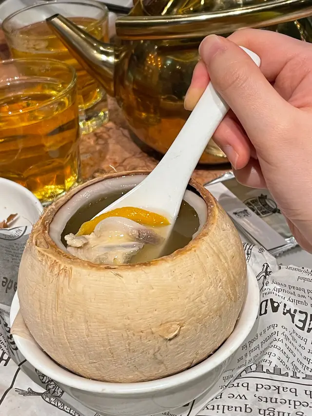 有椰青水味，唔油