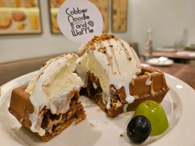 藍莓提子伯爵茶糯米窩夫