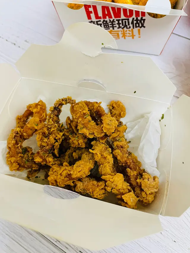 蒜香酥炸魷魚