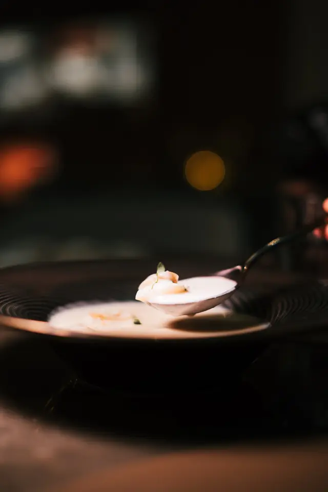 CREAM OF CAULIFLOWER WITH TASMANIAN WINTER TRUFFLE