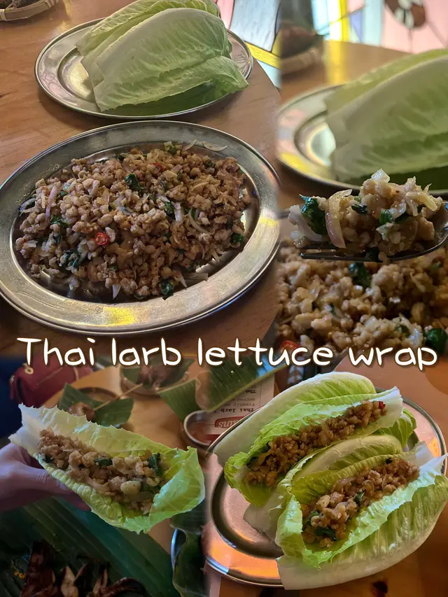 Thai Larb Lettuce Wrap