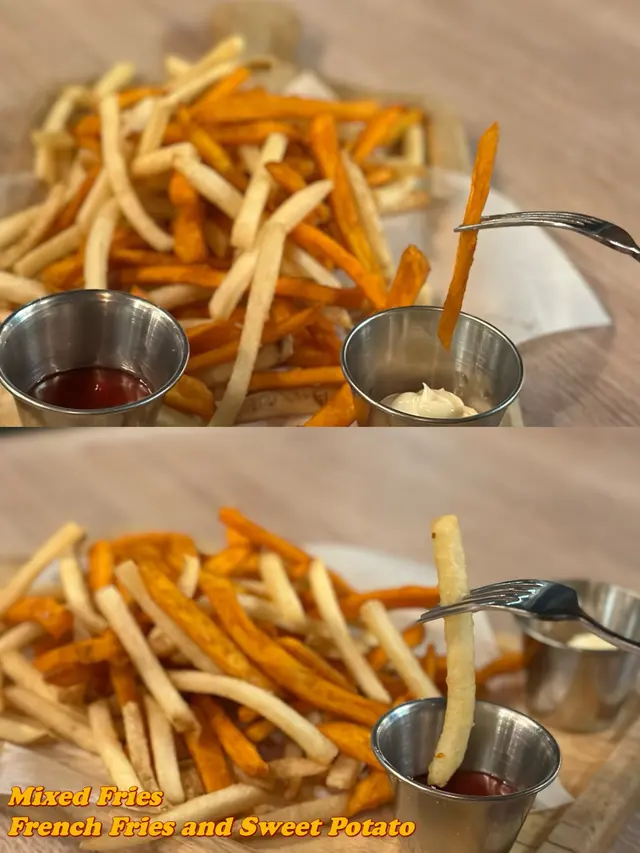 (French Fries and Sweet Potato)