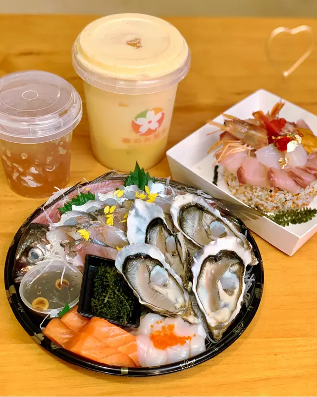 網池魚生蠔拼盤