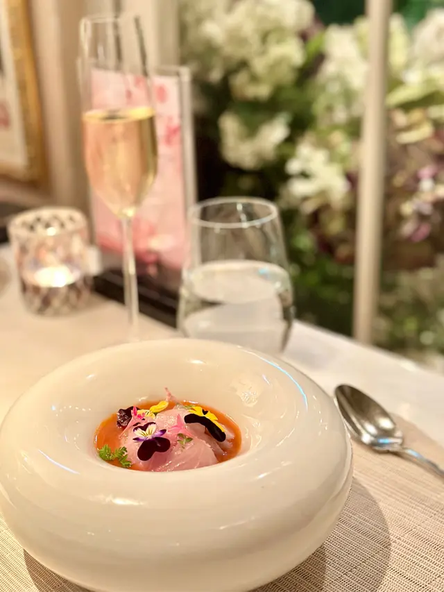 Hamachi Ceviche & "Russian Borsch"
