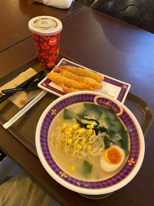 日式吉列炸蝦 豬骨湯拉麵套餐