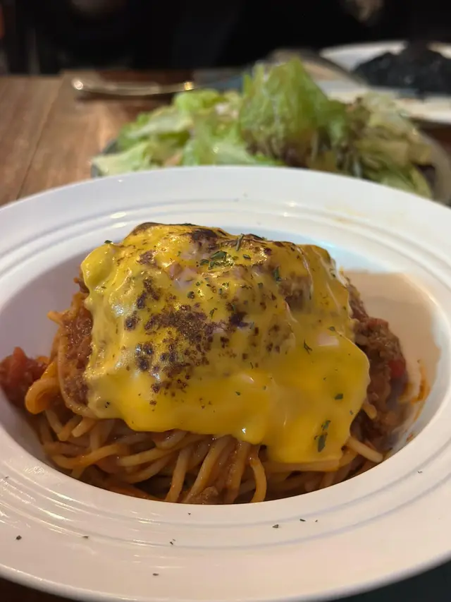 澳洲和牛碎粒粒伴火焰芝士意大利麵