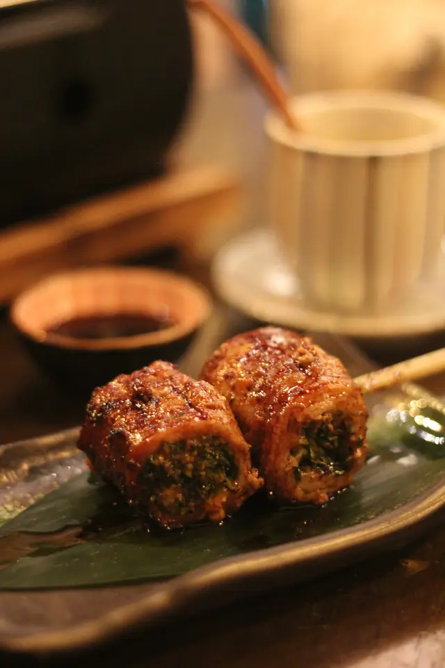 豚肉豆苗卷