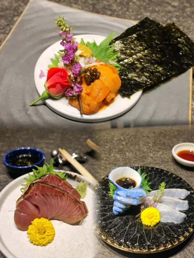 Omakase Sun的刺身三款