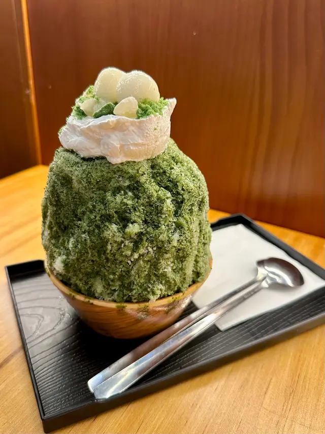 小山圓抹茶味かき氷