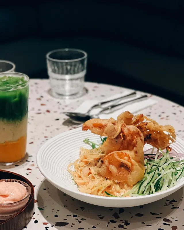 椒鹽軟殼蟹明太子忌廉意粉