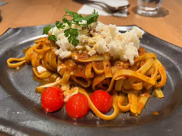 蕃茄蟹肉扁意粉