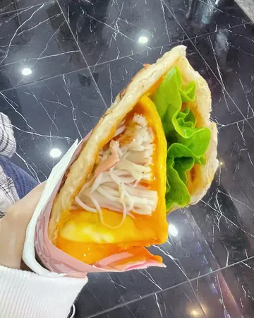 蟹柳手抓餅