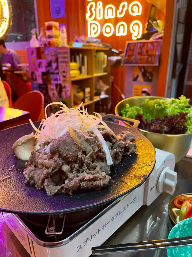 鐵板烤韓式醬牛肉