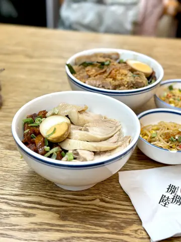 花雕醉鸡卷卤肉饭