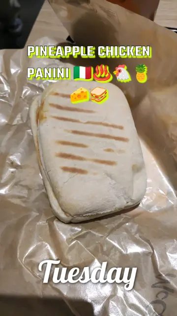 Pineapple Chicken Panini 🇮🇹♨️🐔🍍🧀🥪