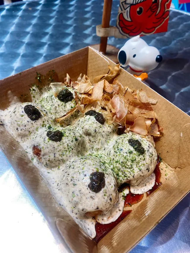 真.黑松露章魚燒