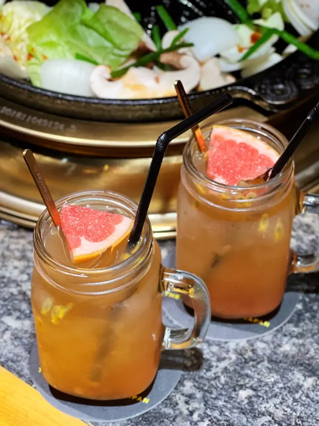 桂花烏龍水果茶