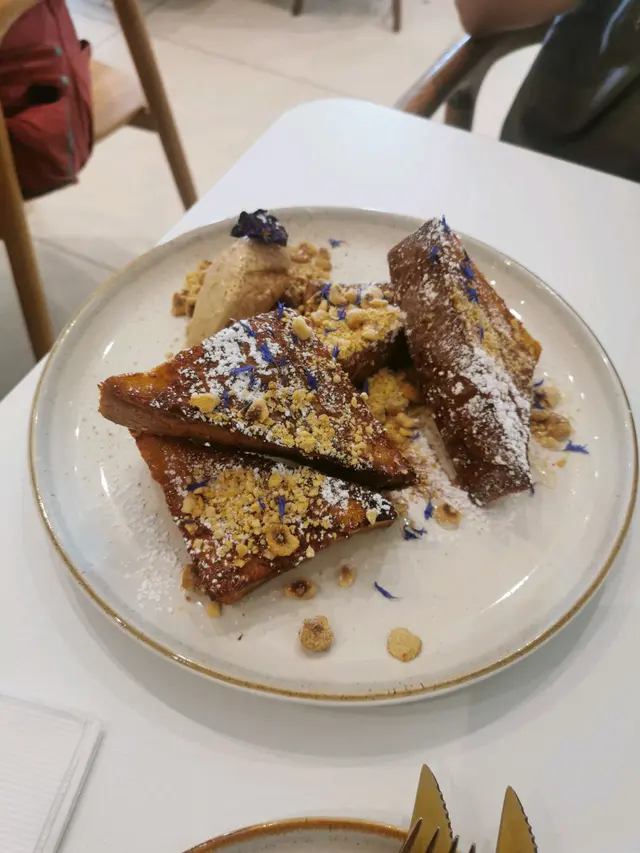 Hazelnut french toast