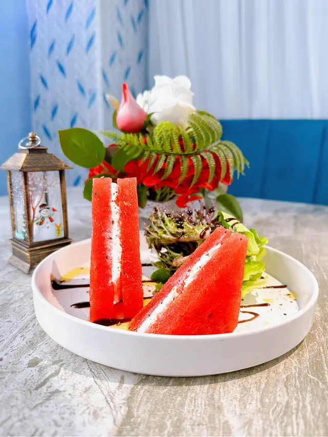 西瓜菲達芝士沙律