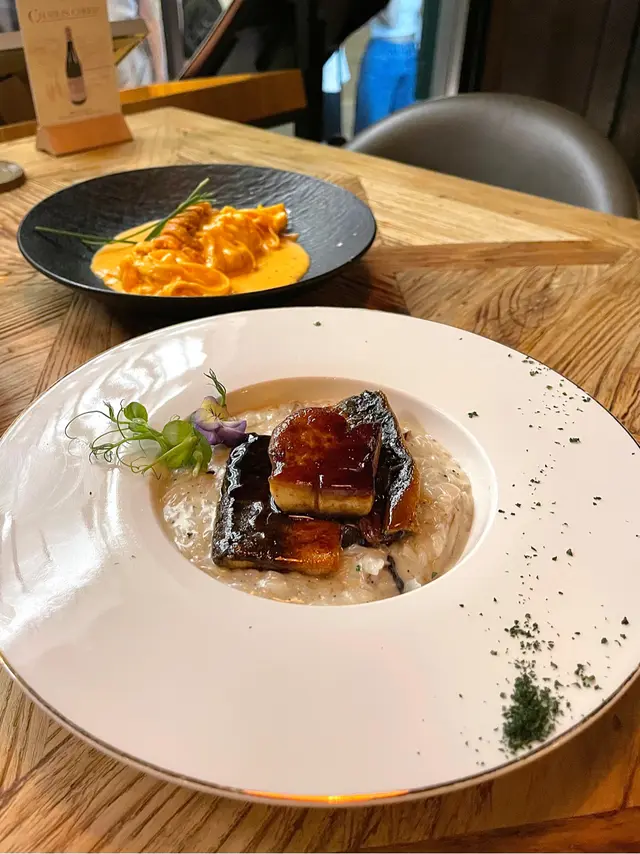 Black Truffle, Unagi & Foie Gras Risotto