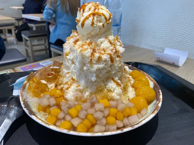 芋薯圓Q麻糬牛奶冰