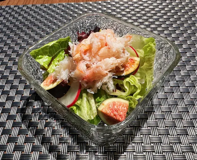 無花果蟹肉沙律