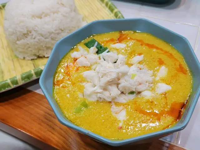 價錢不貴,蟹肉份量多❣️可惜咖喱汁味道不合🌶📝口味🥲