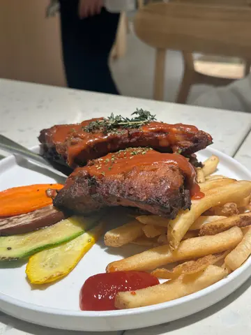 西班牙燒烤醬黑毛豬肋骨