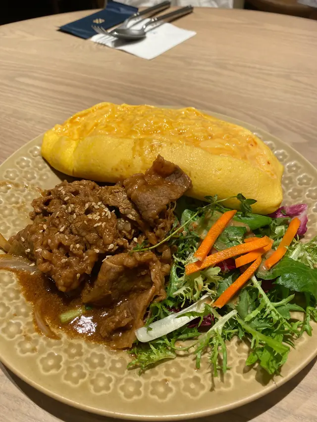 壽喜燒牛肉蛋包飯