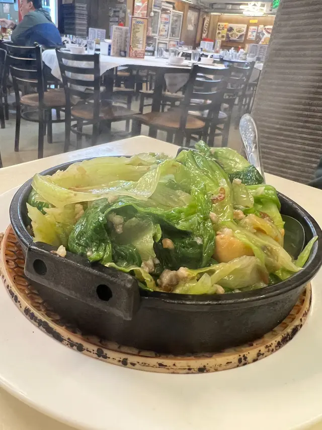 啫啫通菜 (改唐生菜)