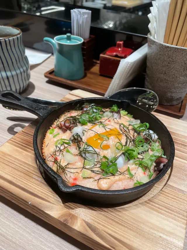 山芋明太子鐵板燒