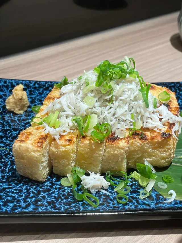 栃尾油炸豆腐伴魩仔魚