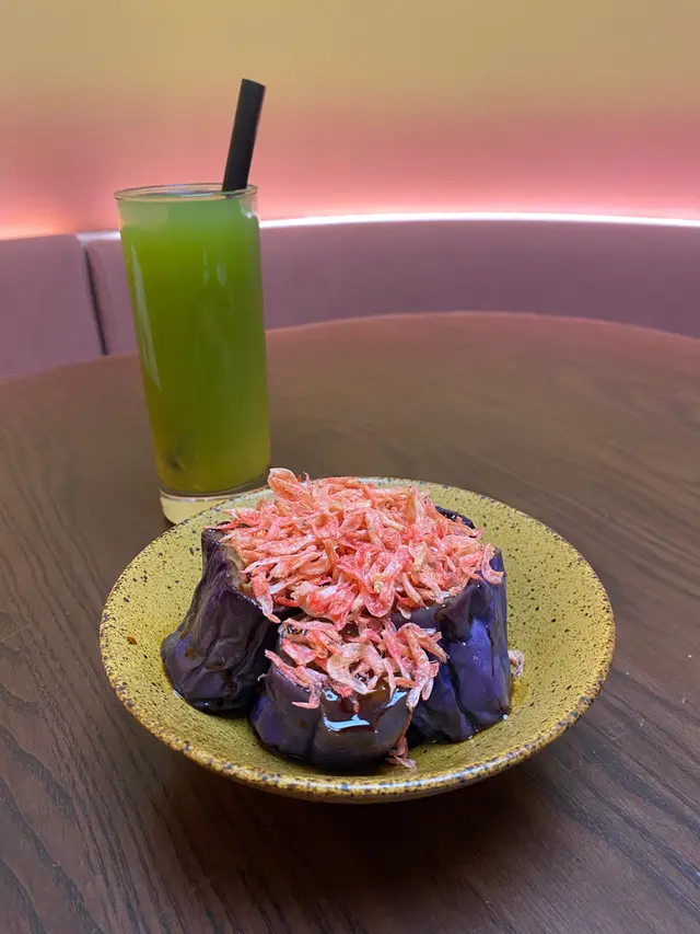 櫻花蝦烏醋茄子