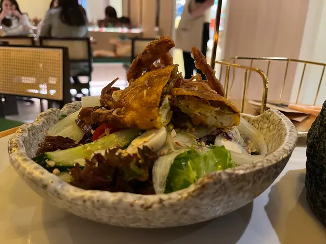 青木瓜軟殼蟹沙律