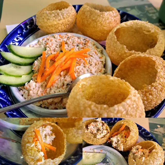 南越蟹肉醬 配脆球餅