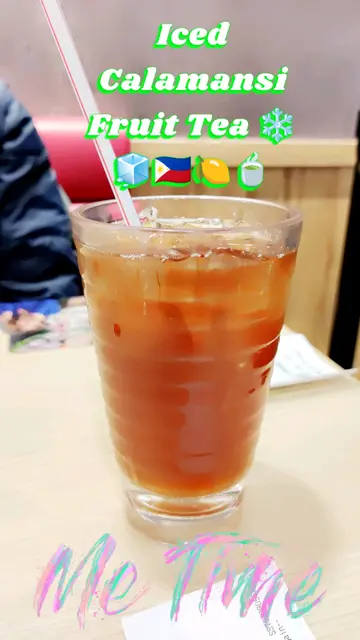 Iced Calamansi Fruit Tea ❄️🧊🇵🇭🍋🍵