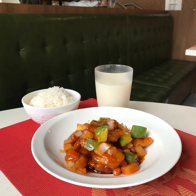 一人客飯糖醋魚柳$