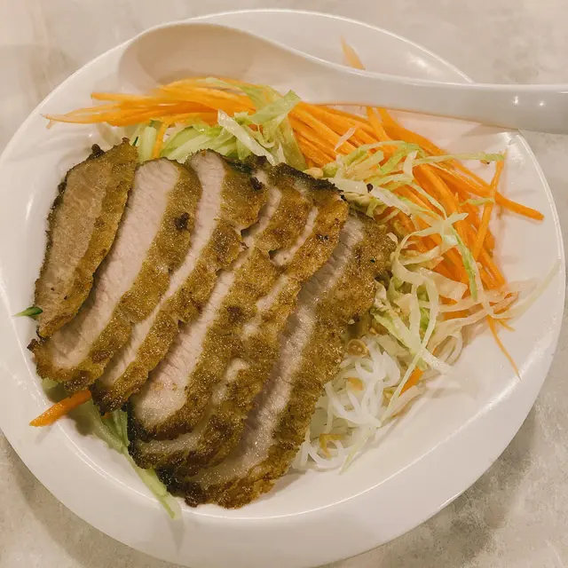 越式豬頸肉撈檬