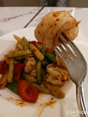 辣蝦碌+蘆筍 - 土瓜灣的8度餐廳
