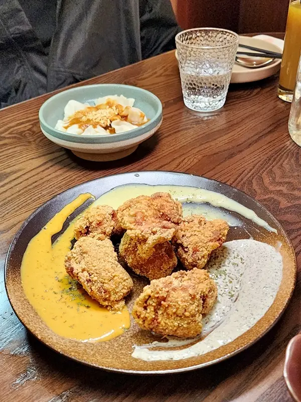 三色鹽酥雞