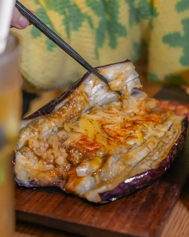 芝士蒜蓉烤茄子